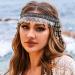 Reaky Sequins Head Chain Boho Tassels Headbands Silver Star Headpiece Pearl Hairband Festival Hair Accessories for Women - Buy Online on GoSupps.com