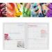 Nail Color Card Book 46 Colors Nail Art Display Book Firm Durable for Nail Salon Supplies for Women Girl for Nail Art Works Display - Buy Online on GoSupps.com