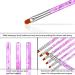 7pcs Acrylic Brush & 5pcs Nail Gel Brush Set - UV Gel & Acrylic Brushes for DIY Nail Art Design - 12 STK Violet - Buy Online on GoSupps.com