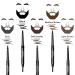 Gentlehomme Mens Eyebrow Pencil Black - Waterproof 2-in-1 Brush & Pencil for Defined & Long-Lasting Brows - Buy Online on GoSupps.com