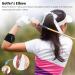 Tennis Elbow Brace for Pain Relief - Adjustable Compression Strap for Tendonitis & Golf Elbow | Gel Pad Support for Men & Women - One Size Black - Buy Online on GoSupps.com