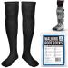 3 Pack Impresa Replacement Sock Liner for Aircast Compression Walking Boot or Walker Brace - Breathable Orthopedics Socks for Cast Boot - Walking Boot Socks for Women and Men - One Size Fits Most