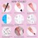 Facynde 8 Pcs Nail Art Stamper Set - Silicone French Nail Stamps for Perfect Manicure & Nail Polish Art - Buy Online on GoSupps.com