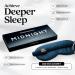 Pure Silk Sleep Mask - 100% Mulberry Silk Eye Mask for Travel | Light Blocking Eye Covers for Men & Women - Midnight Navy - Buy Online on GoSupps.com