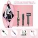 Travel Hair Tools Bag with Silicone Heat Mat Portable 2 in 1 Organizer for Flat Irons Curling Irons & Hair Dryers Essential Travel Accessories for Women (Pink - Buy Online on GoSupps.com