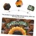 Zerodeko Strawberry Decor 1pc Wall Decoration Metal Outdoor Decor Welcome Hanging Sign Outdoor Wedding Decorations Garden Welcome Board Adornment Retro Decor Sunflower The Sign Acrylic - Buy Online on GoSupps.com