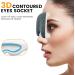 AILE Sleep Eye Mask - 100% Light-Blocking 3D Contoured Design for Back & Side Sleepers Zero Eye Pressure Breathable Soft Comfort (Light Blue - Buy Online on GoSupps.com