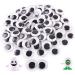 FINGOOO 1 Inch Googly Wiggle Eyes with Self Adhesive 100-PACK for DIY Art Crafts
