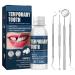 Tooth Filling Repair Kit Temporary Tooth Filling Repair Broken Teeth Broken Teeth Denture Kit Handmade at Home DIY Denture Filling with 4 Types of Dental Mirror Tools Convenient and Fast