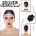Long beard ball head wig bun grab clip Fluffy natural scrunchie bridal cocktail hairpin Messy Hair Bun Extensions Curly Wavy Hair Scrunchies Ponytail Hair Extensions (Natural Black) - Buy Online on GoSupps.com