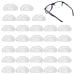 30-set self-adhesive nose pads glasses non-slip glasses pads suitable for glasses sunglasses silicone-anti-slip-nose pads Glasses Self-adhesive (transparent)
