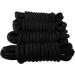 Amarine Made Double Braided Nylon Dock Lines - 4840 lbs Breaking Strength - 15 ft x 1/2 inch - 4 Pack - Marine Mooring Rope for Boat Dock - Black - Buy Online on GoSupps.com