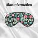 Buy Cactus Print Soft Eye Mask | Best Sleep Mask for Men & Women | Perfect for Travel & Sleeping - Buy Online on GoSupps.com