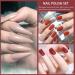 Nail Polish Set Autumn Winter 3 Colors Tangerine Nail Varnish Set Water Based Natural Wine Red Nail Varnish Milk Tea Color Nail Polish for Women No Need Bake 13ML - Buy Online on GoSupps.com