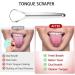 3PC Stainless Steel Tongue Cleaner Set - Effective Tongue Scraping for Fresh Breath | Ideal for Adults & Children - Buy Online on GoSupps.com