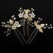 XZtimes Wedding Hair Clips Gold Leaf Bride Hair Pins Bridal - Pack of 3 - gold pin - Vintage - Buy Online on GoSupps.com