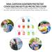10Pcs Silicone Fruit Pattern Roller Bottle Holder Sleeve Keychain for 30ml Essential Oil Bottles - Travel Cover with Rope - Buy Online on GoSupps.com