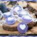 Rocks Heart Sweets Sweet Lilac White as Sweet Table Decoration at Wedding Baptism holy Communion or Valentine s Day (500 GR) with Lilac Heart - Give Love with Hearts - Buy Online on GoSupps.com