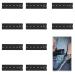 10 Pcs Button Extender For Trousers Waistband Extender Adjustable Waist Extenders For Trousers Elastic Trouser Waist Extender For Woman Pregnancy Jeans (Black)