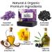 Lavender Charcoal Soap Bar - Organic Exfoliating Cleanser for Face & Body | Gentle for All Skin Types - Men, Women & Teens | Ideal Shaving Soap & Gift Idea - Buy Online on GoSupps.com