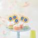 Evil Eye Themed Happy Birthday Cupcake Toppers 18-PC Set - This is a great evil eye birthday party or baby shower party third eye decoration for a boy or girl - SugarGera CU-EVIL-Y1 - Buy Online on GoSupps.com
