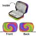 Weekly 7 Day Pill Case Bag - Travel Pill Organizer with 8 Small Pill Boxes | Colorful Tie Dye Design - Buy Online on GoSupps.com