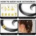 Hair Beads for Braids Xerteam 100 Pieces Hair Jewelry Rings Gold Hair Accessories Hair Cuffs and Braid Rings Hair Charms Dreadlock Accessories FOR Girl Women Men Hair Braids Decoration - Buy Online on GoSupps.com