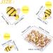 Mikimiqi 40 Pcs Tiny Resin Bees Decor with Storage Box - Bumble Bee Embellishments for DIY Craft and Home Decor - Buy Online on GoSupps.com