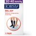 JOBST Relief Knee High Compression Socks 30-40mmHg - Comfortable Unisex Open Toe Design - Black X-Large Full Calf Petite - International Shipping Available - Buy Online on GoSupps.com