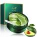 Under Eye Patches Masks Natural Cooling Eye Masks For Puffy Eyes Collagen Eye Patches Korean Skincare Anti Wrinkle Patches&Eye Bags Remover Dark Circles Under Eye Treatment Women 60pcs (Avocado)