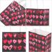 Mobestech 30 Pcs Valentine's Day Tote Valentines Bags Valentine Tote Bag Wedding Party Treat Bags Love Heart Gift Pouches Party Gift Bag Love Heart Bag Paper Heart-shaped Child Carton 1 count (Pack of 1) As Shown 2x3pcs - Buy Online on GoSupps.com
