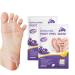 2 Pairs Foot Peel Mask for Hard Skin Exfoliating Foot Peel Mask Callus Remover For Feet Cracked Heel Treatment Foot Mask Peel Foot Moisturiser Socks for Cracked Heel Dead & Dry Skin Lavender