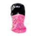 REEFLEXX Loop tube scarf multifunctional scarf printed and with reflectors breathable for children Pink Flower