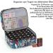 Kgmcare Essential Oil Pocket Organizer for 30 Bottles (5ml - 15ml) - Double-Layered Travel Pouch for Essential Oils & Accessories - Lightweight & Compact Storage - Buy Online on GoSupps.com