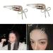 XANHOY Elegant Silver Bowknot Hair Clip Charm Distinctive Hair Clip with Unique Zircon Bowknot for Fashion forward Individuals - Buy Online on GoSupps.com