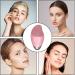 Face Cleansing Brush | Soft Silicone Face Brush - Rechargeable Vibrating Waterproof Skin Care Tool for Deep Cleansing Firming Exfoliation and Enhanced Pink (English) - Buy Online on GoSupps.com