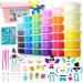 HOLICOLOR Air Dry Clay Kit  36 Colors Clay Ultra Light Modeling Clay for Kids with Accessories  Tools and Tutorials  Arts and Crafts Gift for Kids