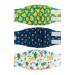CuteBone Belly Wrap for Male Dogs Washable Puppy Diapers 3 Pieces pPack DM02M-DE Duck&Dino&Fox M (35.5-43cm)