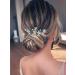 IYOU Crystal Wedding Hair Comb for Women Green Rhinestone Bridal Hair Accessories Flower Headpiece Prom Guest Hair Piece for Brides and Bridesmaids - Buy Online on GoSupps.com