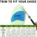 Unisex Running Insoles for Men & Women | Comfort Energy Arch Support & Shock Absorption | Plus Size Black/Green Inserts - Buy Online on GoSupps.com