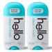 Hello Activated Charcoal Fresh and Clean Deodorant for Women + Men Aluminum Free Baking Soda Free Parabens Free 24 Hour Odor Protection 2.6 Ounce - Pack of 2