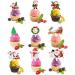 GULELAYAR 90PCS Christmas Cupcake Toppers Santa Claus Tree Snowman Cake Topper DIY Cake Insert Topper Christmas Toothpick Flags Cake Decorations for Christmas Party Holiday Supplies - Buy Online on GoSupps.com