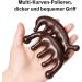 Scalp Massager Set - 2 Head Massage Brushes for Hair Growth & Relaxation | Gua Sha Comb & Acupuncture Relief - Buy Online on GoSupps.com