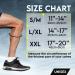 Langov Calf Compression Sleeves - Pair for Men & Women, Leg & Calf Support Brace for Shin Splints, Varicose Veins, Pain Relief - Perfect for Running, Nurses, and Travel - Grey Large/X-Large (20-30 mmHg) with Laundry Bag - Buy Online on GoSupps.com