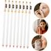 Beatifufu 12pcs Eyebrow Pencil Sharpener Eye Brow Pencil Brow Pencil for Makeup Eyeliner Pencil White Wooden - Buy Online on GoSupps.com