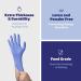100 Count Nitrile Disposable Gloves - 4 mil, Latex-Free, Powder-Free, Medium (Blue) - Buy Online on GoSupps.com