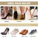 Self-Adhesive Hedge Cushions - 2 Pair Heel Protector Pads for Sneakers & Leather Shoes (Black Beige) - Heel Repair & Comfort - Buy Online on GoSupps.com