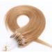 14" Micro Loop Human Hair Extensions Real Remy Straight 50g Micro Beads Hair Extensions 0.5g/s 100 Strands Durable Ring Beads #27 Dark Blonde - Buy Online on GoSupps.com