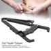 Body Fat Measuring Slide | Unisex Skin Fold Caliper | Accurate Body Fat Tester in Black Plastic - Buy Online on GoSupps.com