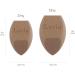 XXL Make-Up Body Sponge and Cosmetic Sponge Set - Luvia Cosmetics - Makeup Blender Elegance Coffee - Buy Online on GoSupps.com